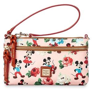 Dooney & Bourke Disney Floral Pouch Purse NWT